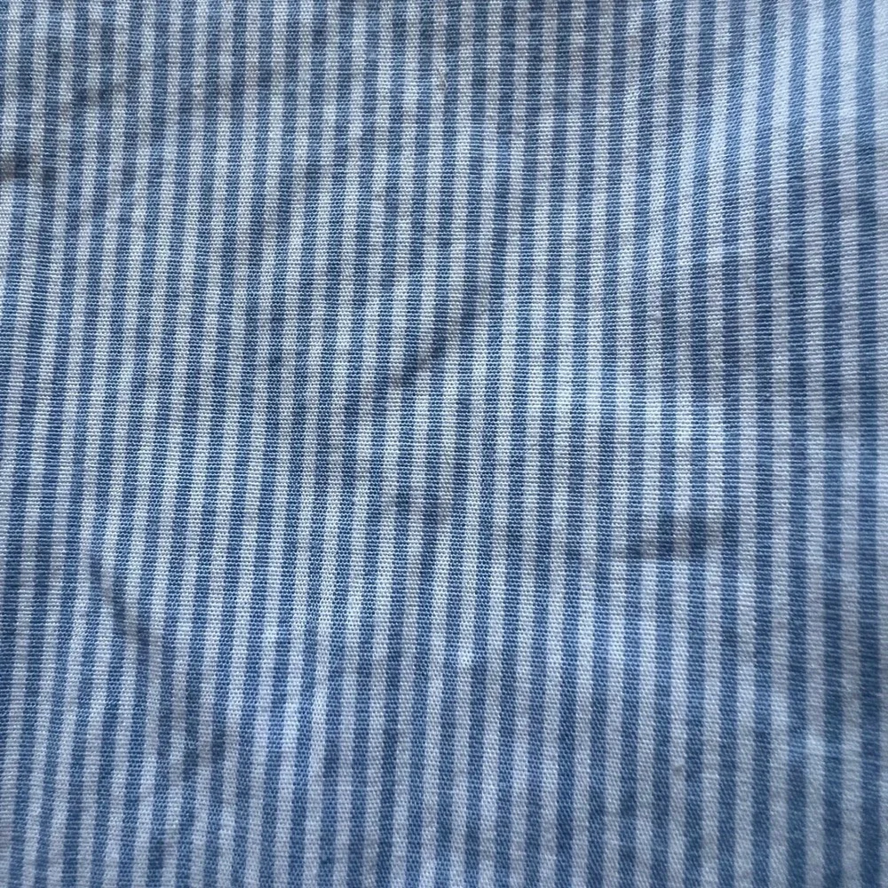 TNA Aritzia Poplin Pinstripe Wide Leg Pajama Pants Small Lounge Sleepwear Blue